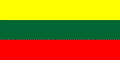 Regular Size Lithuanian Silk Flag.