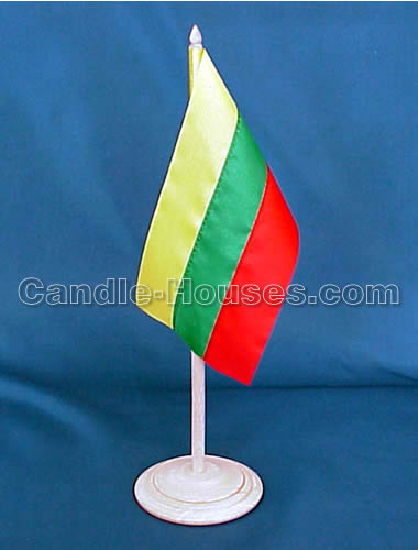 Small Lithuanian flag.