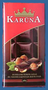 Black Chocolate with whole Hazelnuts
