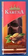 Black Chocolate with whole Almonds